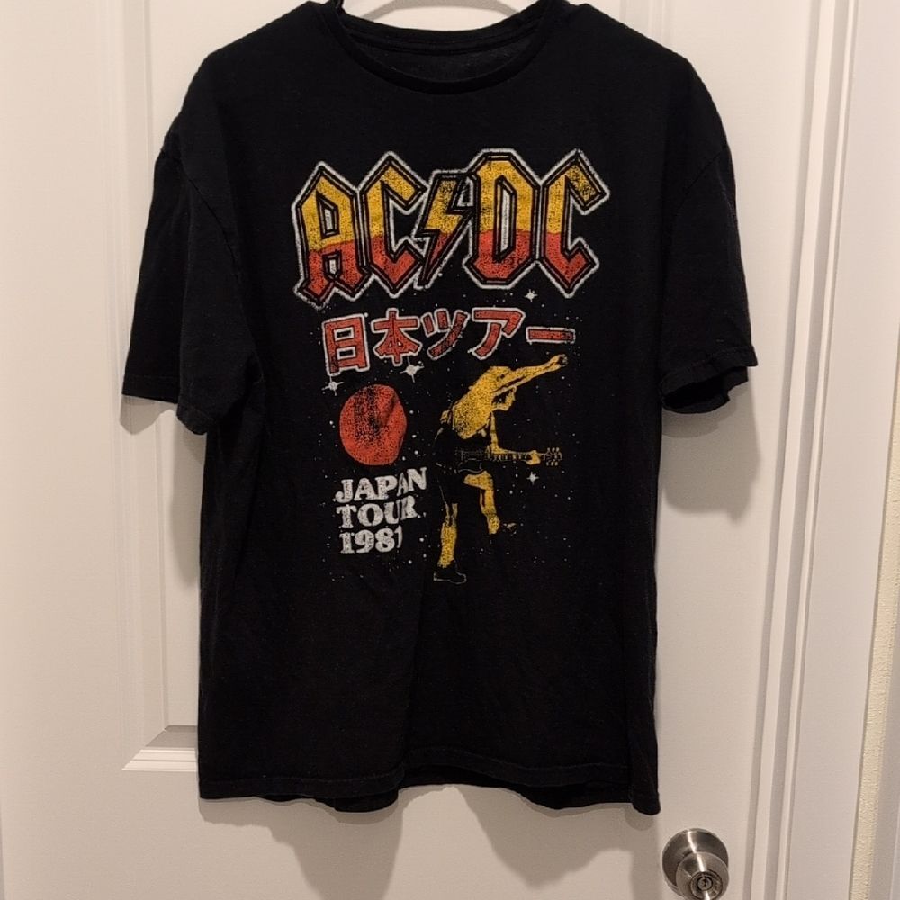 AC/DC Black Graphic Tee
